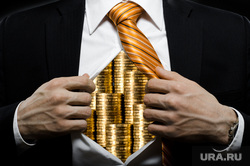 Клипарт депозитфото, богач, монеты, бизнесмен, финансы, олигарх, экономика