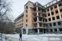 Клипарт. Екатеринбург, конструктивизм, заброшенная, улица 8марта78, клиническая больница скорой помощи