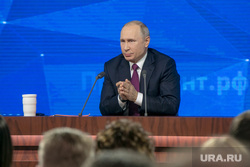Пресс-конференция Президента России Владимира Путина. Москва, портрет, путин владимир