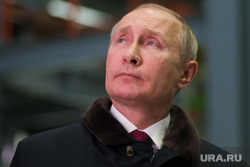 Визит Президента Российской Федерации Владимира Путина на ТЭС Маяковская. Город Гусев, Калининградская область, портрет, путин владимир