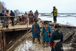 Съемки полнометражного  фильма и сериала "Тобол". Тобольск, Тюменская область, 10 апреля 2017 года, съемки фильма тобол