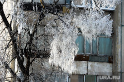 ЖКХ. Челябинск, зима, заморозки, мороз, ледяные узоры, сосульки