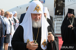 Прибытие Патриарха Кирилла в Екатеринбург, патриарх кирилл