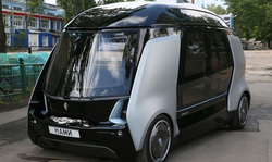 Так будет выглядеть беспилотный микроавтобус