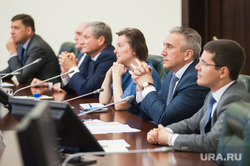 Встреча полномочного представителя Президента РФ в УФО c руководителями окружных органов и  федеральных органов исполнительной власти. Екатеринбург, куйвашев евгений, кокорин алексей, моор александр, комарова наталья, дубровский борис