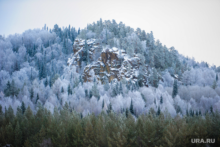 Хребет Зигальга, поселок Верхний Катав, Челябинская область, лес, национальный парк, зигальга, горы, зима