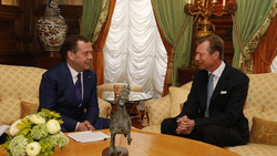 В Люксембурге Медведев встретился с герцогом Люксембургским Анри