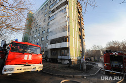 Пожар в общежитии. Челябинск, дым, пожар, общежитие