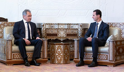 Сергей Шойгу провел встречу с Башаром Асадом