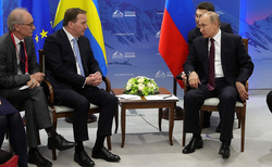 Переводчик некорректно перевел слово Путина на встрече с премьер-министром Швеции