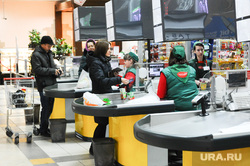 Продукты. Цены. магазин Проспект. Челябинск., касса, супермаркет, продуктовый магазин