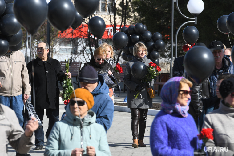 Прощание с Владиславом Тетюхиным в Верхней Салде