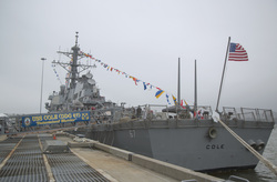 Клипарт depositphotos.com, американский флаг, военный корабль, эсминец сша