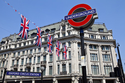 Клипарт depositphotos.com, лондон, флаг великобритании, подземка, underground, лондонское метро