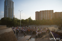 Митинг за отмену "пакета Яровой" на Площади Обороны. Екатеринбург 