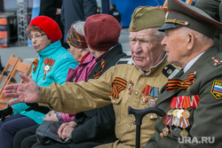 Парад, посвященный Дню Победы. Курган