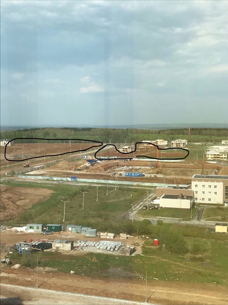 Место, где стояли «формальдегидные дома»