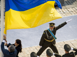 Официальный сайт президента Украины, флаг украины, украинская армия