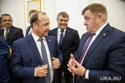 Представление ВРИО губернатора Тюменской области Александра Моора полномочным представителем президента Игорем Холманских. Тюмень , шишкин федор, батт юрий