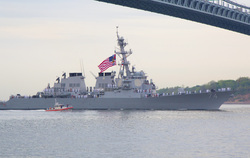 Клипарт depositphotos.com, нью йорк, американский флаг, военный корабль, эсминец сша