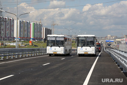 Объезд города губернатором Александром Моором и главой города Русланом Кухаруком. Тюмень, микрорайон, развязка