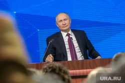 Пресс-конференция Президента России Владимира Путина. Москва, портрет, путин владимир