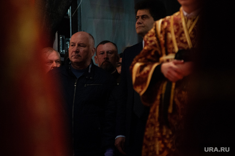 Божественная литургия перед крестным ходом, который посвящен 101-летию со дня убийства царской семьи. Екатеринбург