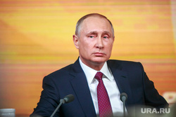 Ежегодная итоговая пресс-конференция президента РФ Владимира Путина. Москва, портрет, путин владимир