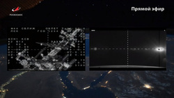 Прямая трансляция стыковки «Союза» с МКС велась в Центре управления полетами