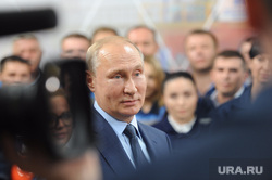 Визит Президента РФ Владимира Путина на открытие Аглофабрики ММК. Челябинская область, НЕ ИСПОЛЬЗОВАТЬ