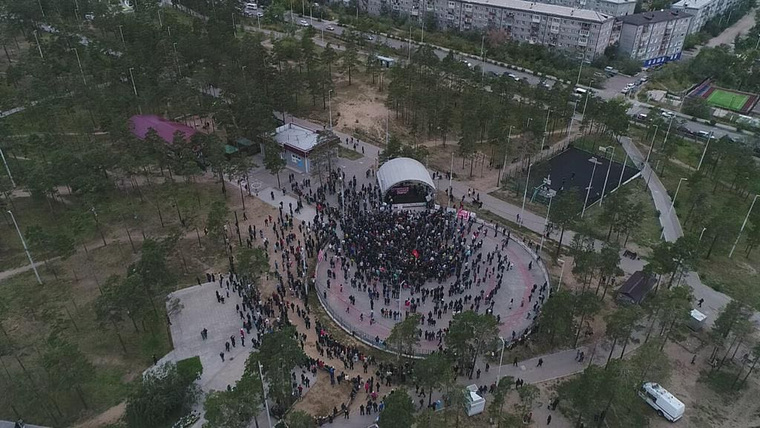 Митинг в Улан-Удэ оказался малочисленным