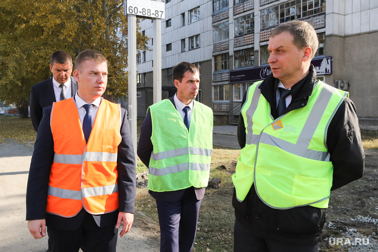 Объезд главы города по объектам благоуйстройства. Курган
