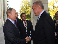 Владимир Путин и Реджеп Эрдоган сошлись во вкусах на костюмы