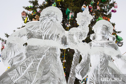 Виды Невьянска. Свердловская область, дед мороз и снегурочка, ледовые скульптуры, новый год