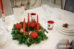 Новогоднее оформление стола. Екатеринбург, сервировка, декор, оформление стола, рождество, новый год