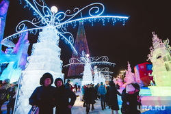 Открытие ледового городка. Екатеринбург, ледовый городок, люди, открытие, новый год