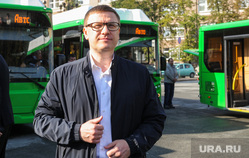 Текслер Алексей на презентации автобусов на газомоторном топливе. Челябинск, текслер алексей, автобус на газу