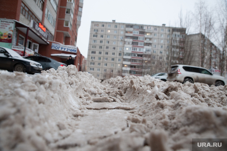 Снег в городе. Тюмень