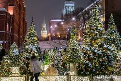Новогодняя Москва. Москва, новогодняя елка, кремль, манежная площадь, новый год, иллюминация, манежка