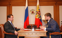 Рамзан Кадыров встретился с Дмитрием Медведевым после его отставки
