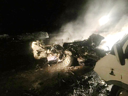 Водитель и пассажиры ВАЗа погибли на месте
