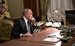Владимир Путин обсудил вопрос исполнения минских договоренностей Украиной
