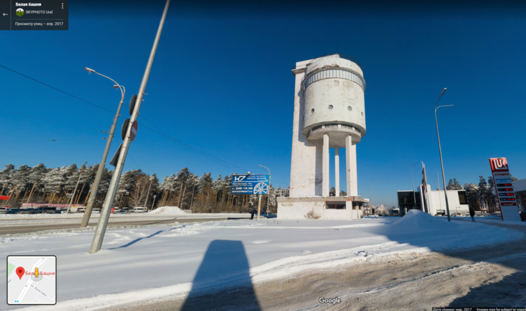 Водонапорная башня является неофициальным символом микрорайона Уралмаш в Екатеринбурге