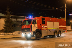 Пожар в ИК-2. Екатеринбург, пожарная машина