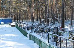 Кладбище. Кетово, зима, кладбище