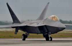 Клипарт depositphotos.com, американский военный самолет, военный самолет сша, истребитель, самолет f-22 raptor
