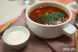 Постное меню в ресторанах Екатеринбурга, суп, борщ, еда