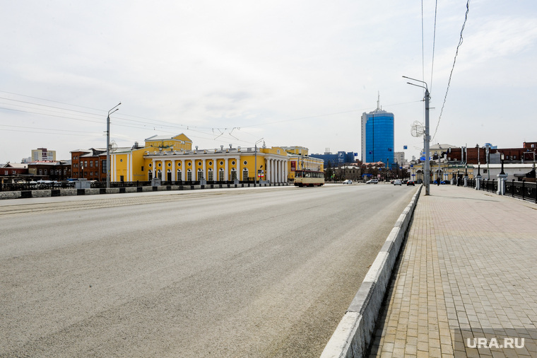 Пустой город. Обстановка в городе во время эпидемии коронавируса.. Челябинск