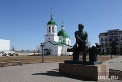 Виды Тобольска, тобольск, памятник достоевскому