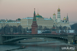 Виды Кремля с Патриаршего моста. Москва, город москва, кремль, большой каменный мост